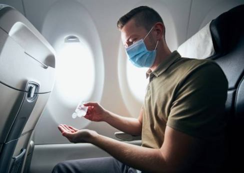plane seats germs