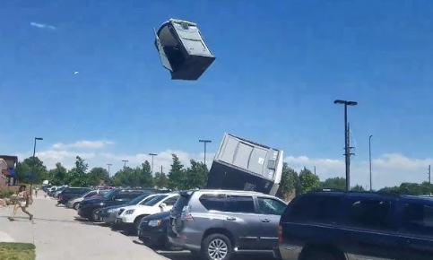 porta-potty hits referee