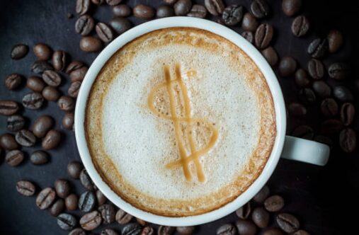 expensive cup of coffee